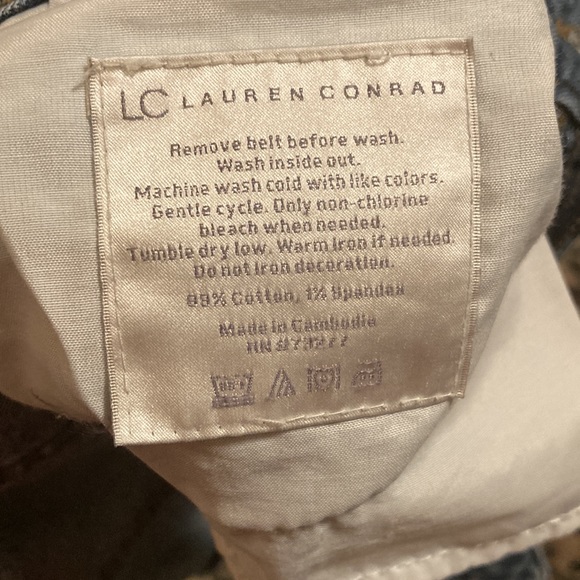 2 for $25 LC LAUREN CONRAD Jean Shorts Women’s Size 10 LC Shorts 7” Length - Picture 4 of 11